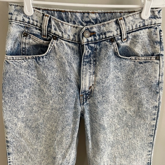 Levi’s 705 Vintage Acid Wash 1980’s Student Jeans - Size 30 - Picture 5 of 13